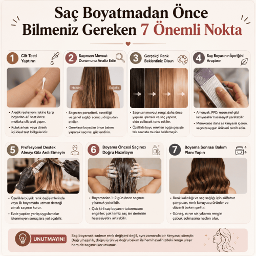 Saç Boyatmadan Önce Bilmeniz Gereken 7 Önemli Nokta ferdi sencerli