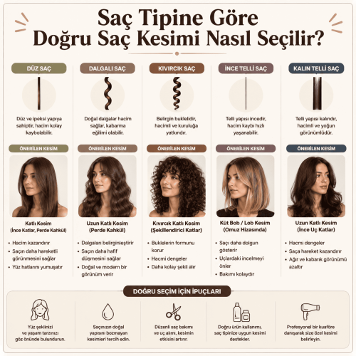 Saç Tipine Göre Doğru Saç Kesimi Nasıl Seçilir